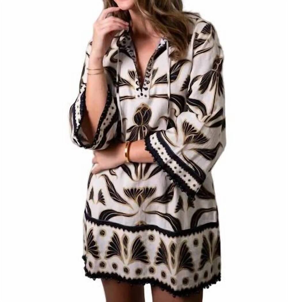 NEW WEST OF gabrielle mini dress in off-white